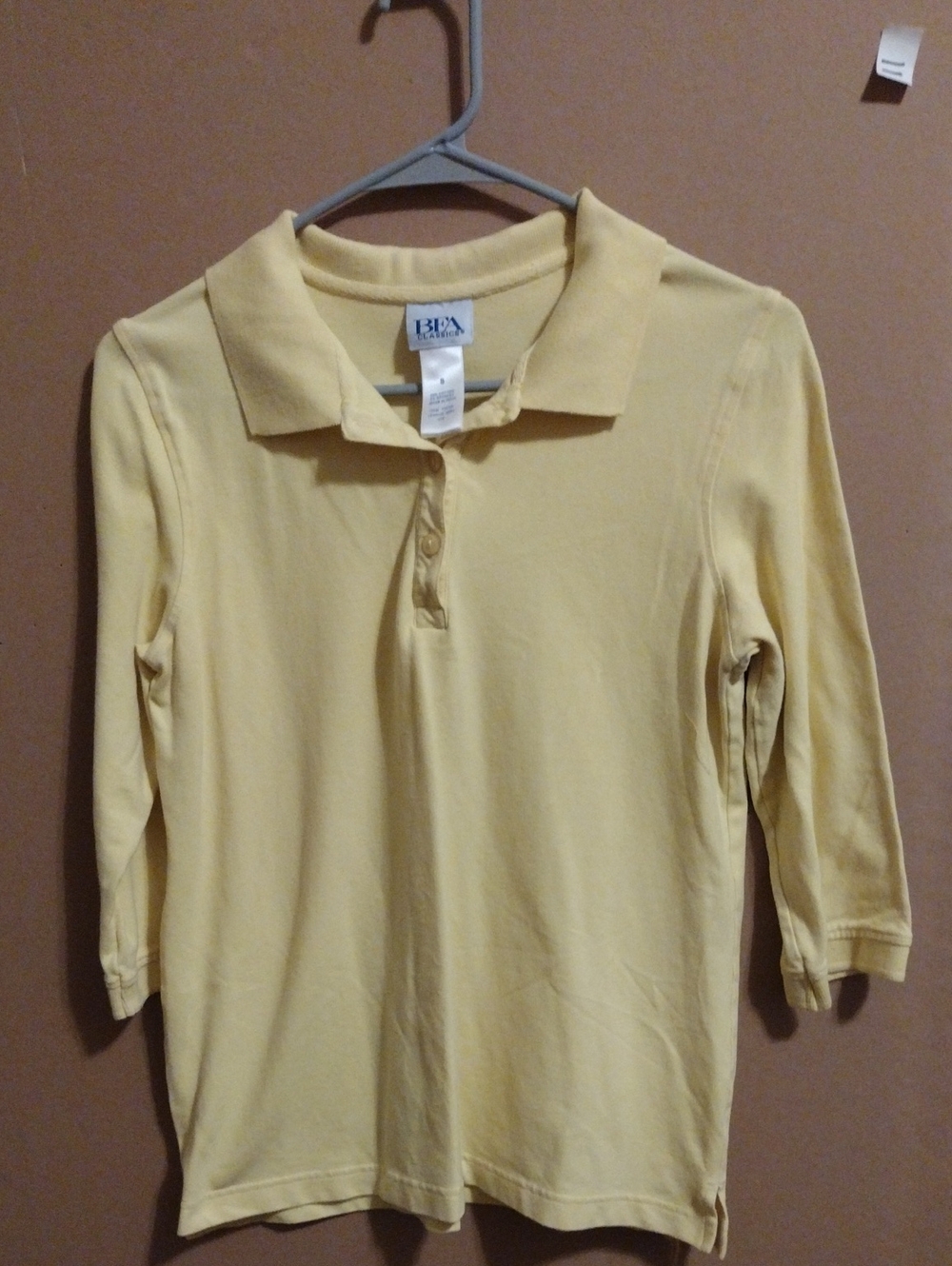 BEA Classic Yellow Polo Top